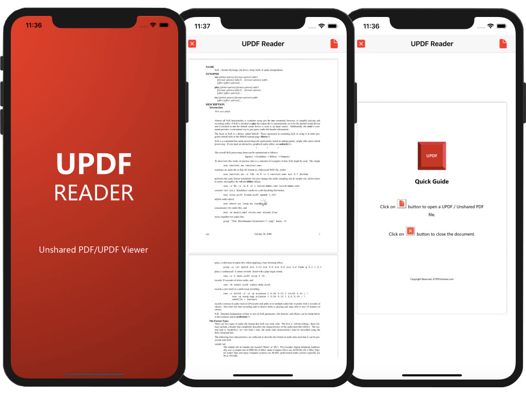 UPDF Reader iOS 1.0.5 full
